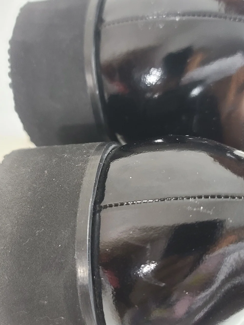 Salvatore Ferragamo Black Leather Lace-Up Flats
